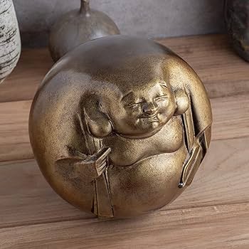 三枝惣太郎作　高岡銅器　布袋置物 Amazon｜万福 布袋 日展彫刻家 三枝惣太郎 原型＿仏像 置物
